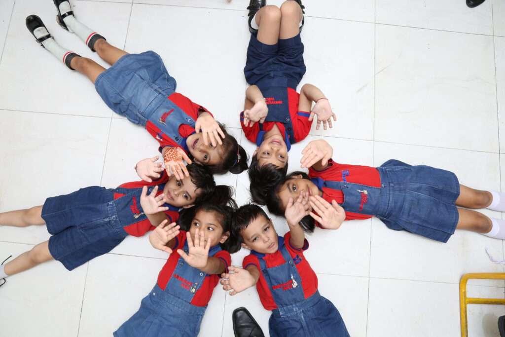 kids enjoying at a daycare in pimple saudgar