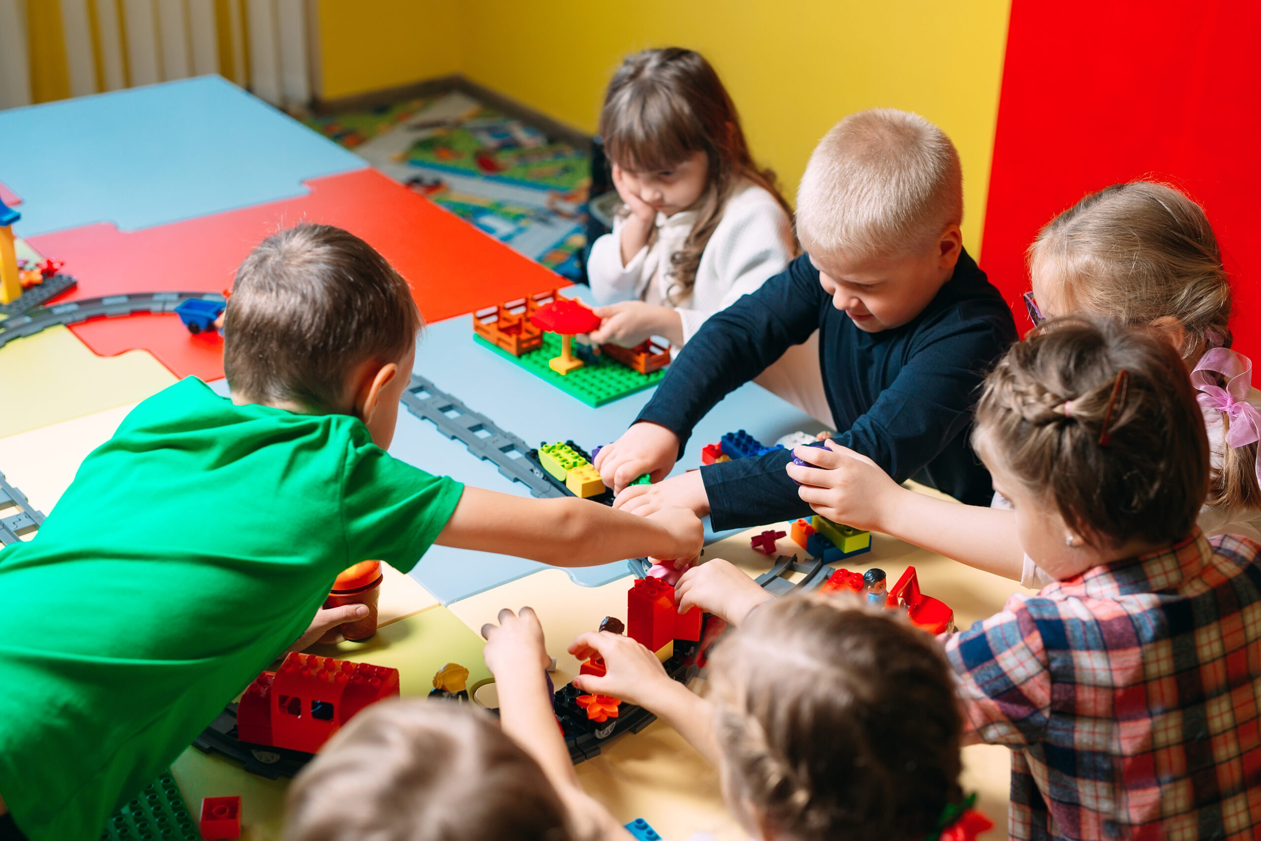 kids playing at a playschool in pimple saudagar